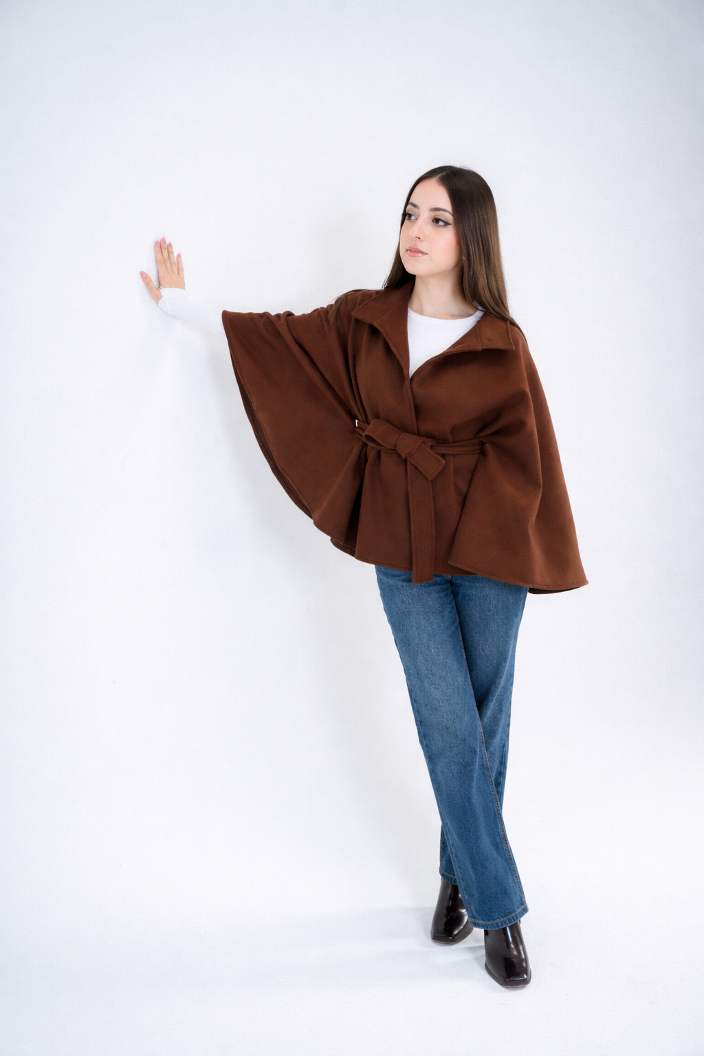 The Lady- in chocolate brown