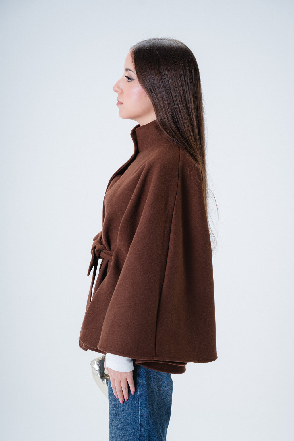 The Lady- in chocolate brown