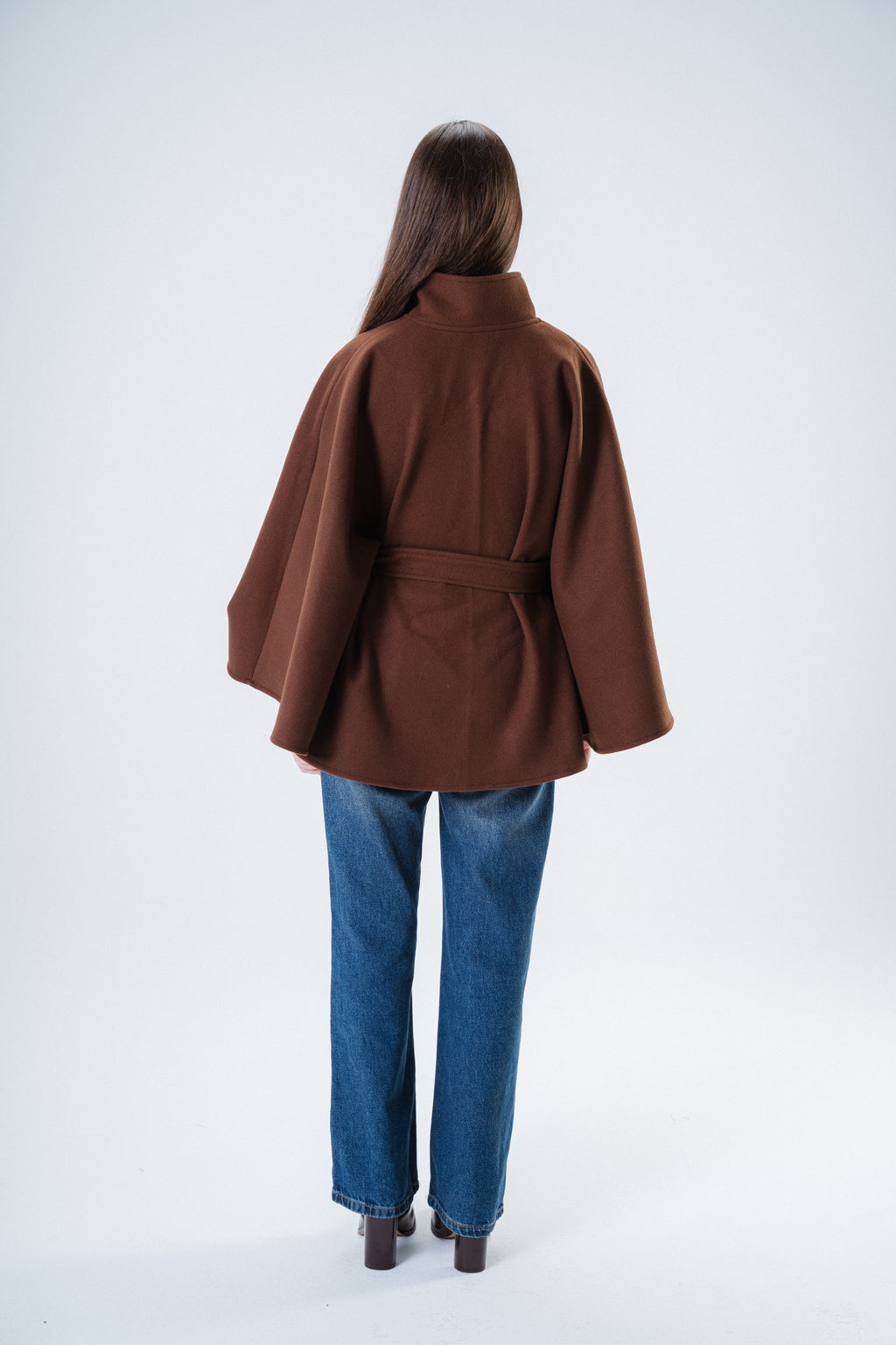 The Lady- in chocolate brown