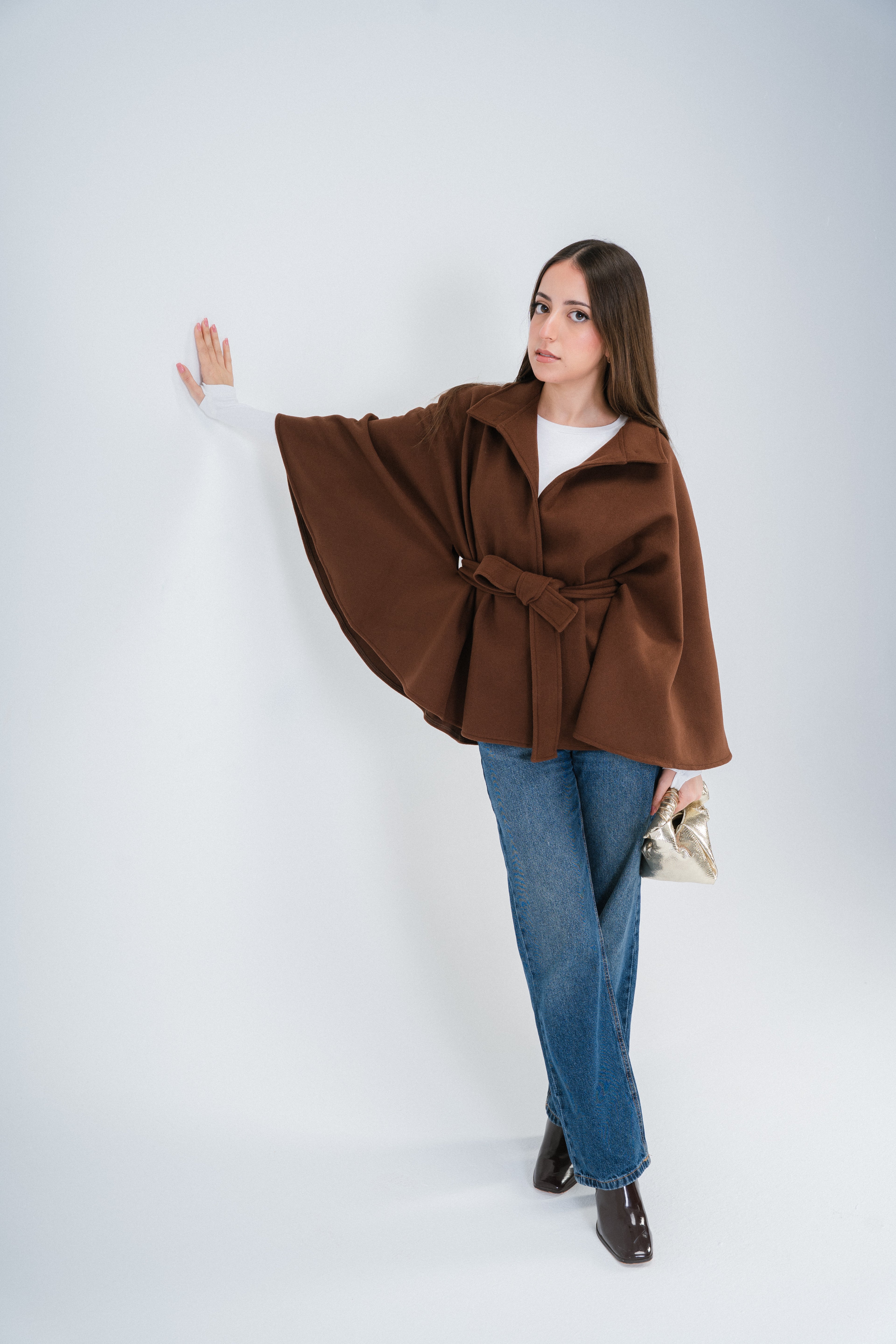 The Lady- in chocolate brown