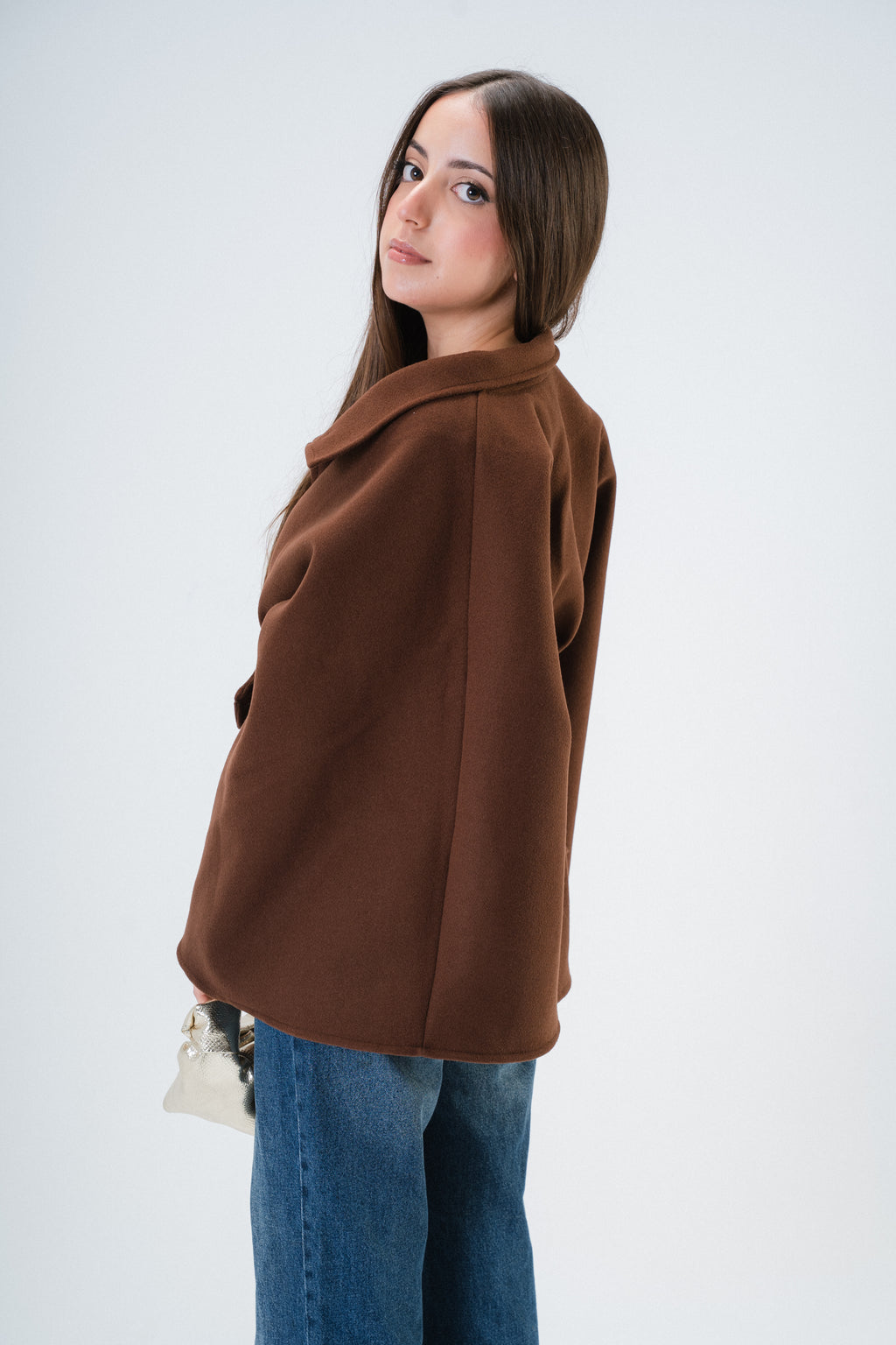 The Lady- in chocolate brown